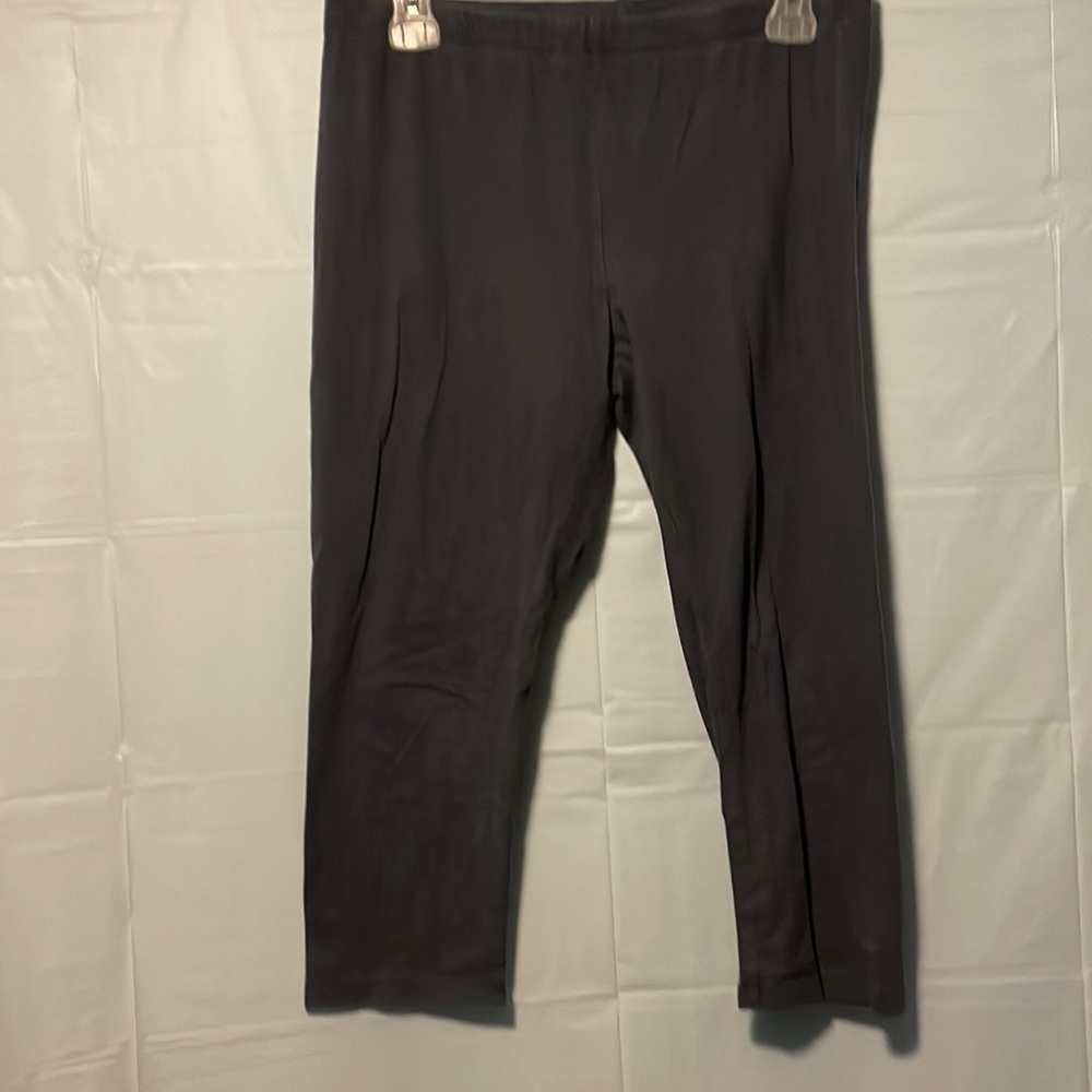 3/4 length blue/gray leggings